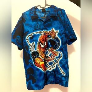 Spider-Man Button Up